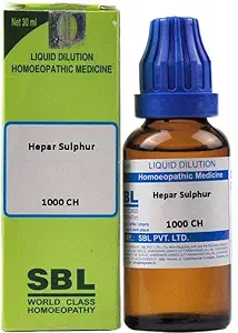 SBL Hepar Sulphur Dilution 1000 CH Bottle of 30 ML