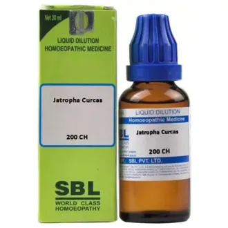 SBL Jatropha Curcas Dilution 200 CH Bottle of 30 ML