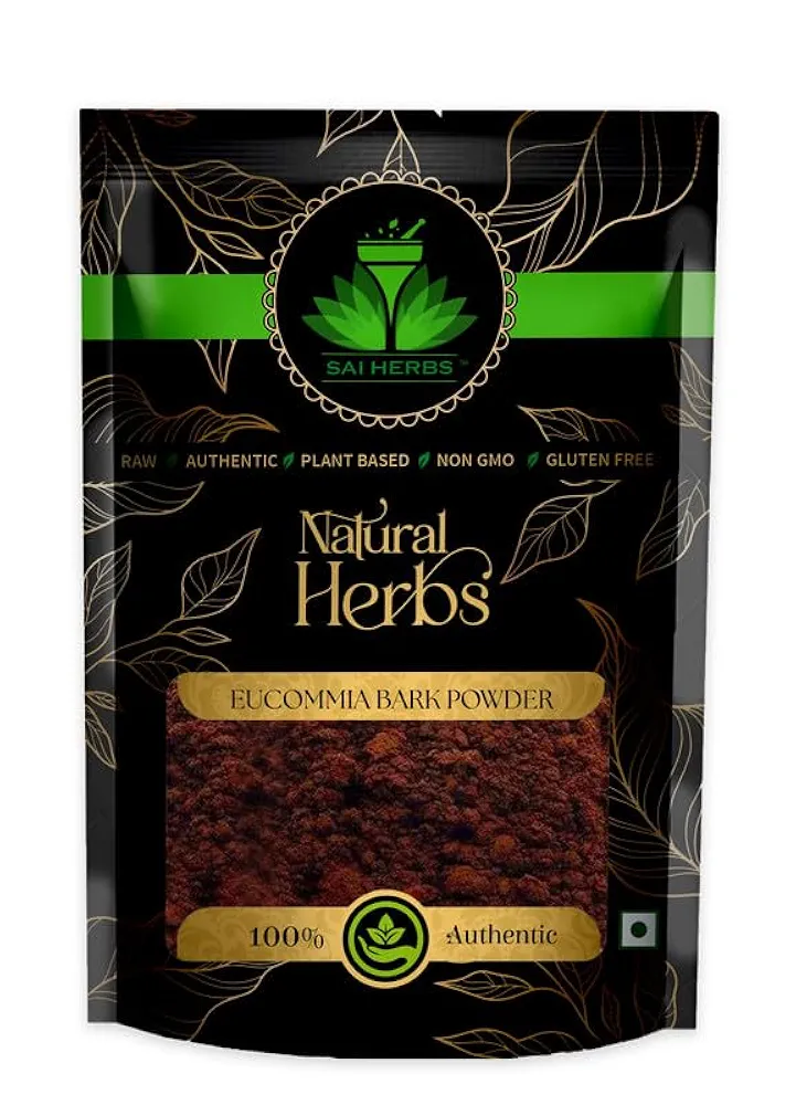 SAI HERBS Eucommia Bark Powder Packet of 100 GM