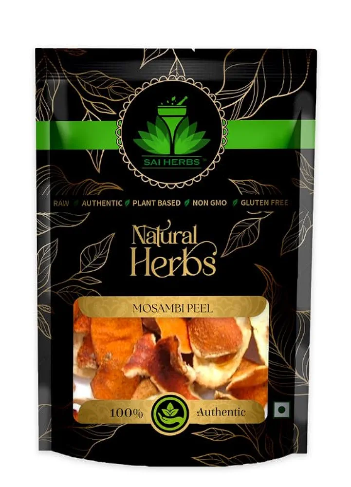 SAI HERBS Mosambi Peel Packet of 100 GM