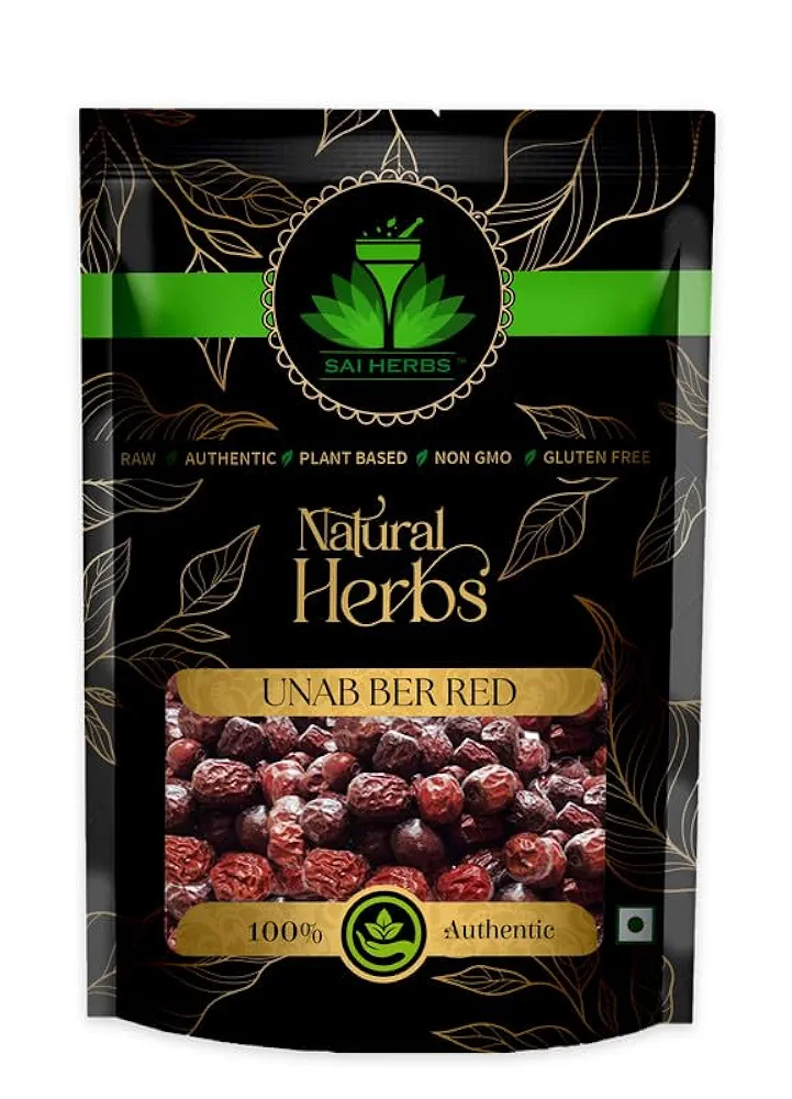 SAI HERBS Unnab Ber Red Packet of 100 GM