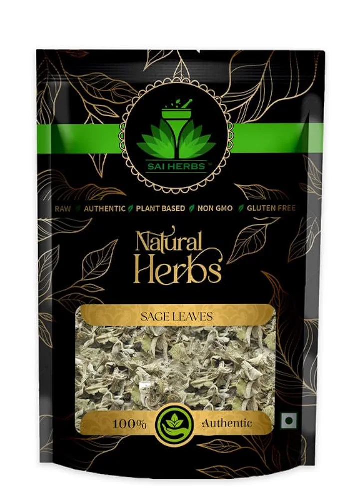 SAI HERBS Sage Dried Leaves Packet of 100 GM