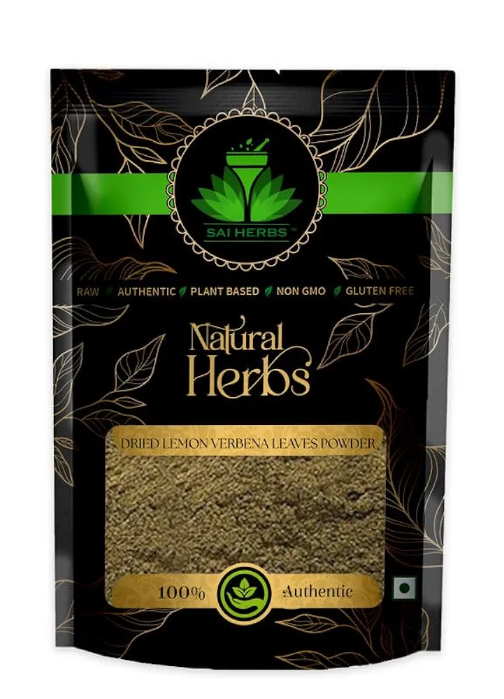 SAI HERBS Dried Lemon Verbena Leaves  powder Packet of 100 GM