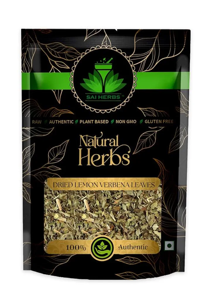 SAI HERBS Dried Lemon Verbena Leaves Packet of 1000 GM