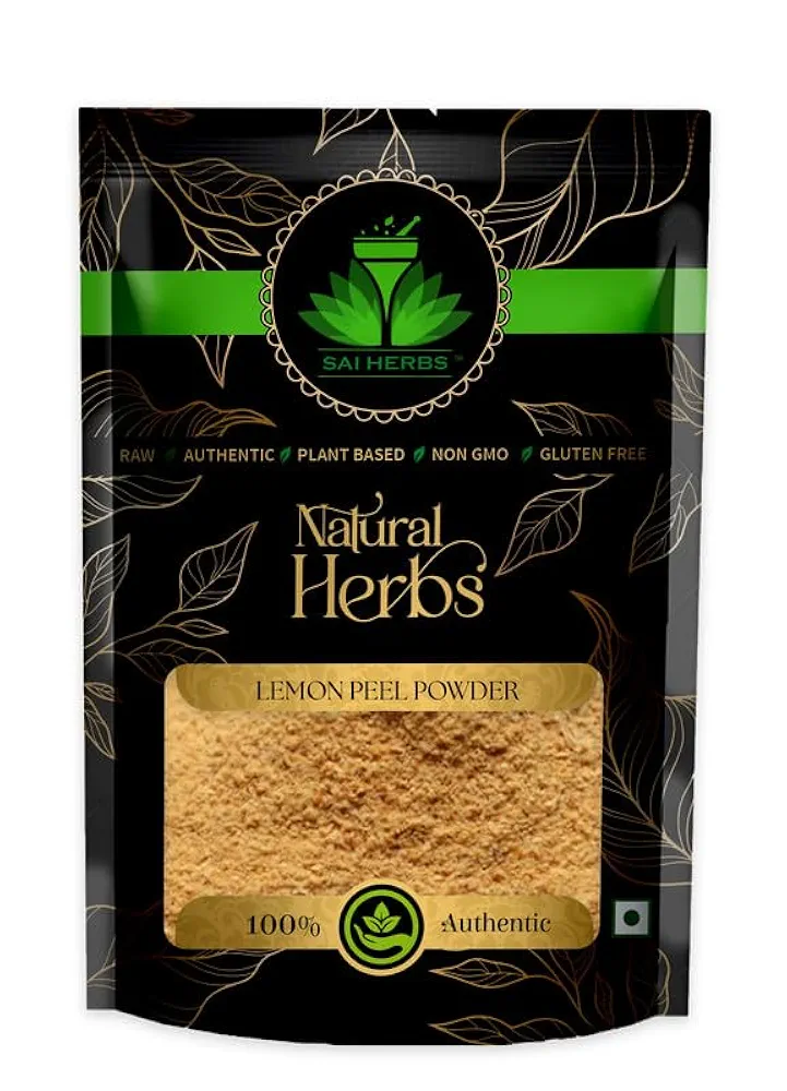 SAI HERBS Lemon Peel Powder Packet of 100 GM
