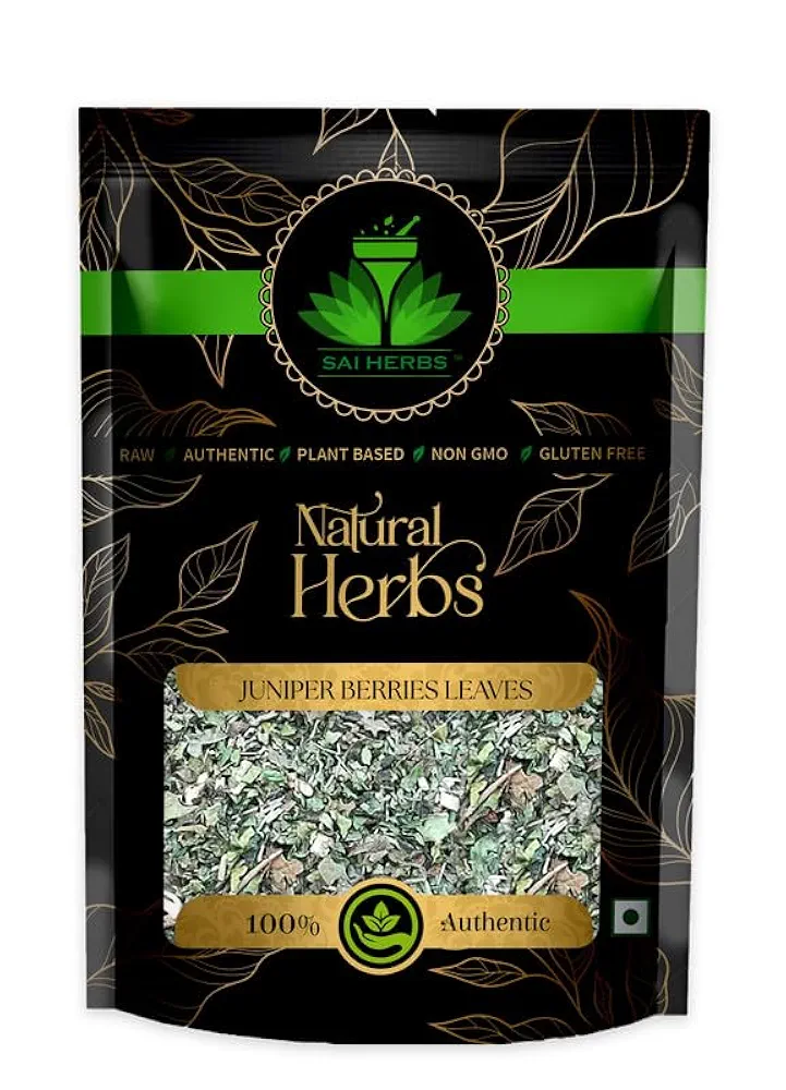 SAI HERBS Juniper Berries Leaves Packet of 100 GM