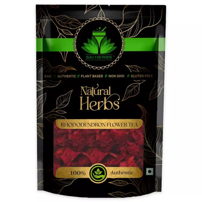 SAI HERBS Rhododendron Flower Tea Packet of 100 GM