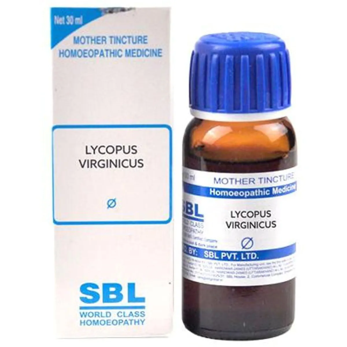 SBL Lycopus Virginicus Mother Tincture Q Bottle of 30 ML