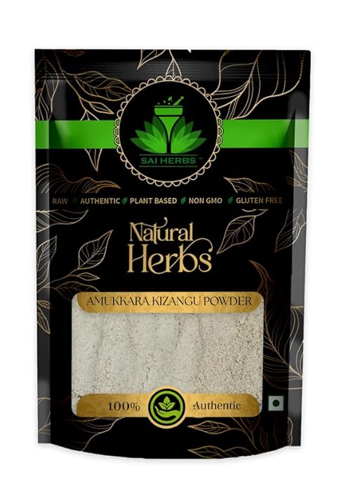 SAI HERBS Amukkara Kizangu Packet of 500 GM