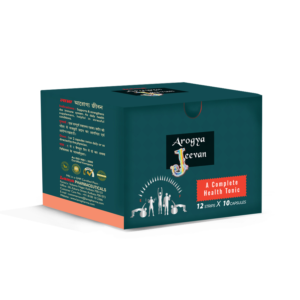 Lama Arogya Jeevan  10 cap x12 Strips Strip of 10 Capsule