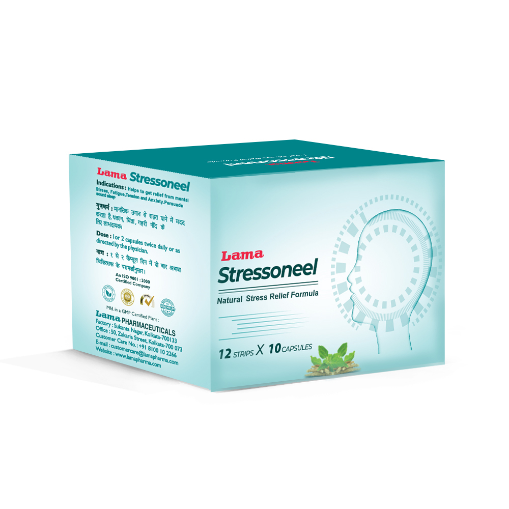 Lama Stressoneel Blister  10 cap x12 Strips Strip of 10 Capsule