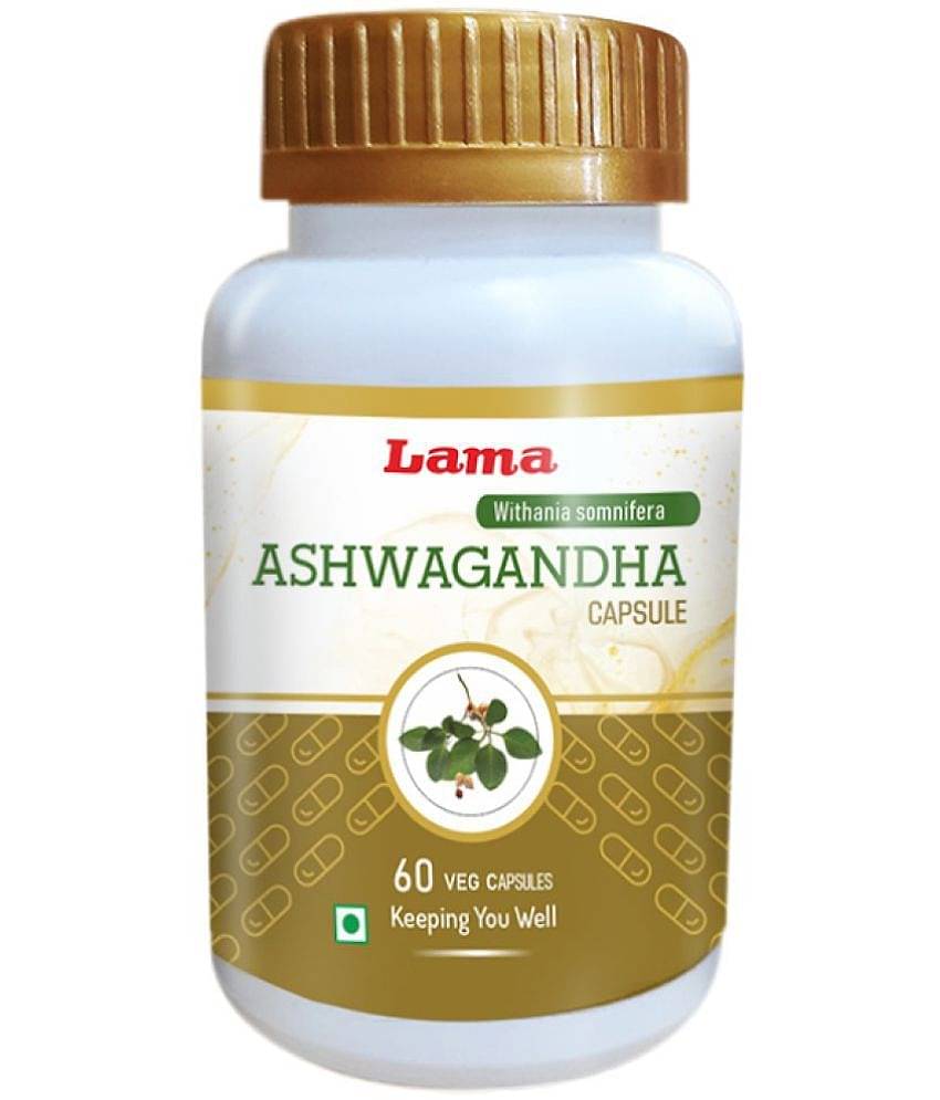 Lama Ashwagandha Veg Capsule Bottle of 60 Capsule