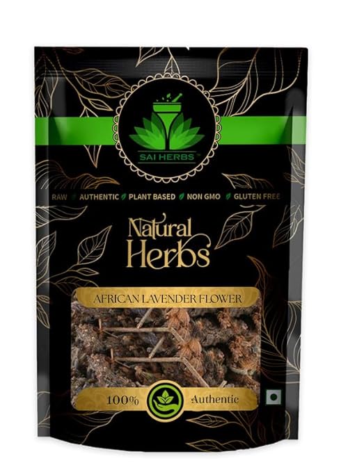 SAI HERBS African Lavender Flower Packet of 100 GM