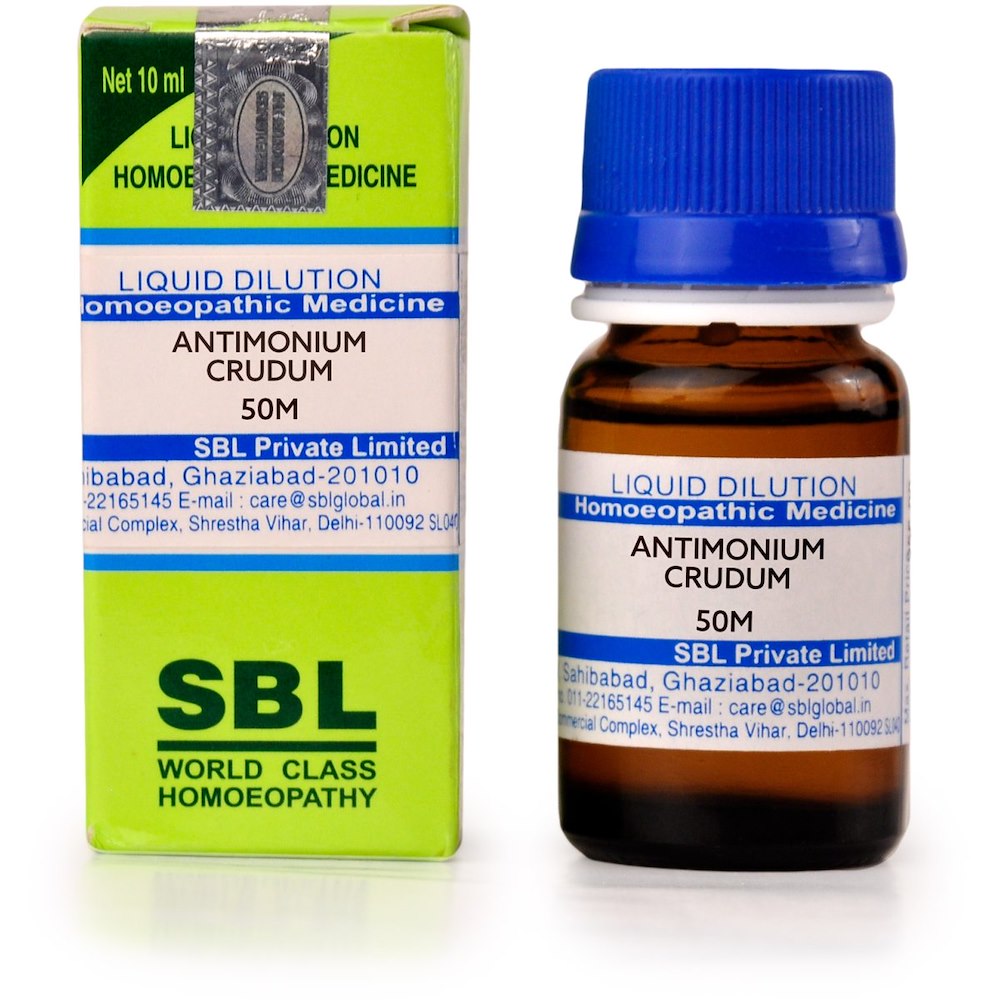 SBL Antimonium Crudum Dilution 50M CH Bottle of 30 ML