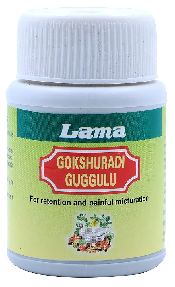 Lama Gokshuradi Guggulu Bottle of 80 GM