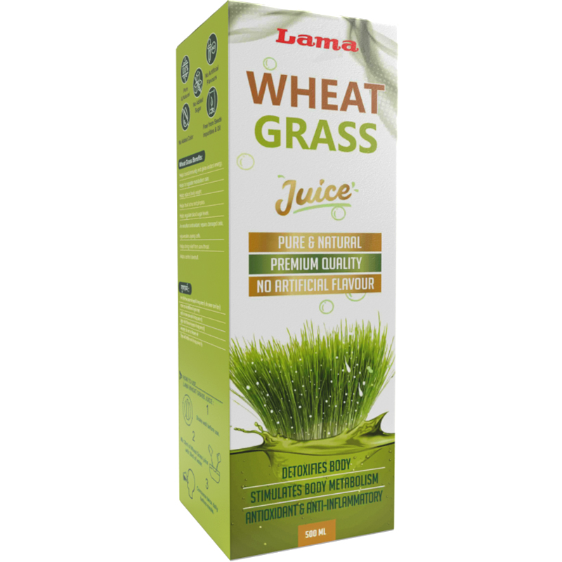 Lama Wheat Grass Juice Bottle of 500 ML