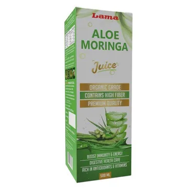 Lama Aloe Moringa Juice Bottle of 500 ML