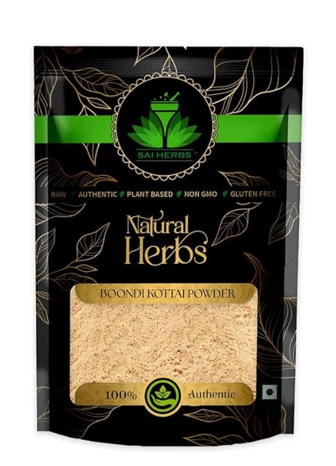 SAI HERBS Aritha Nuts Powder  Boondi Kottai Powder  Sapindus Mukorossi Powder Packet of 100 GM