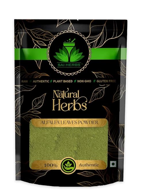 SAI HERBS Alfalfa Leaves Powder Packet of 1000 GM