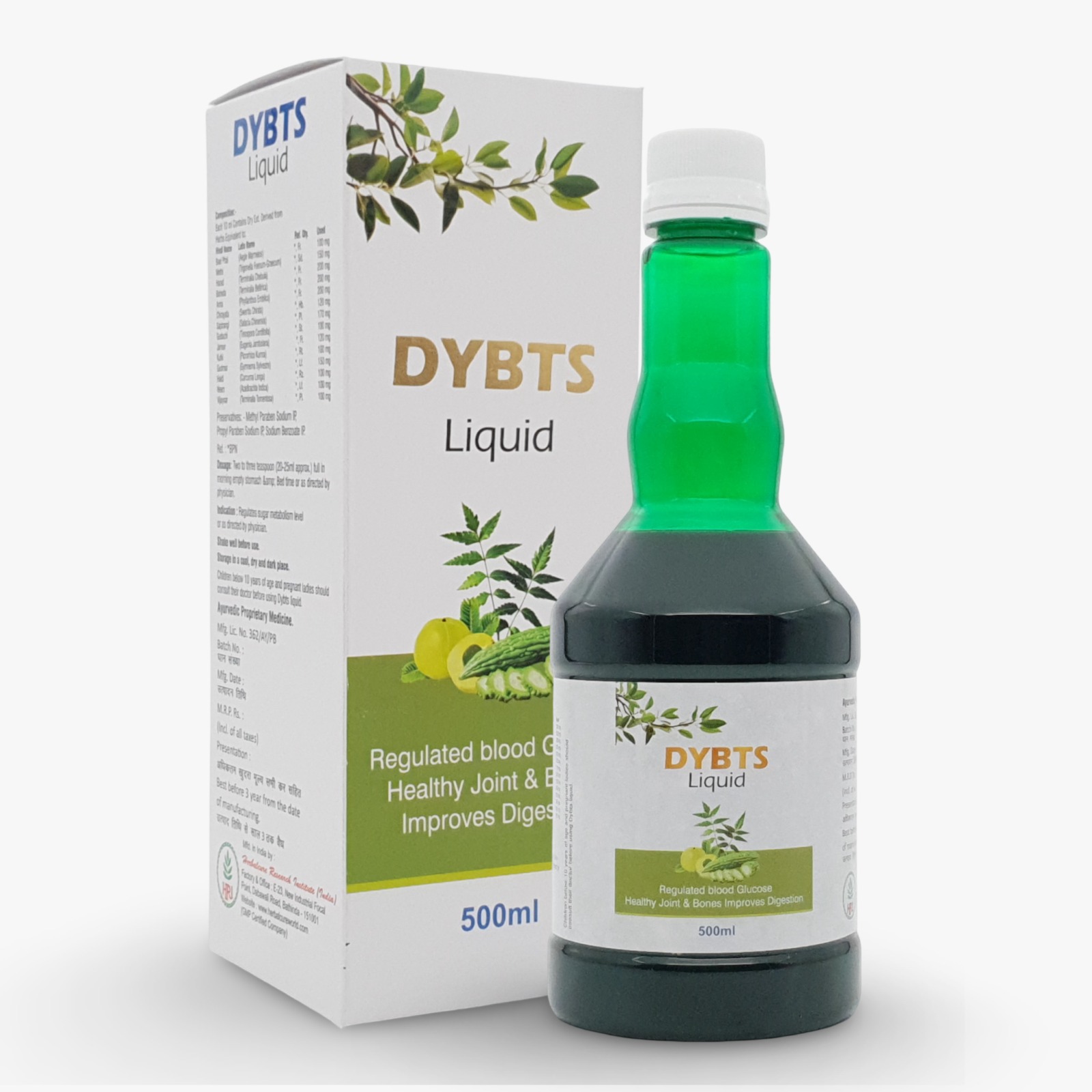 Herbal Cure Dybts Pack of 2 Bottle of 500 ML