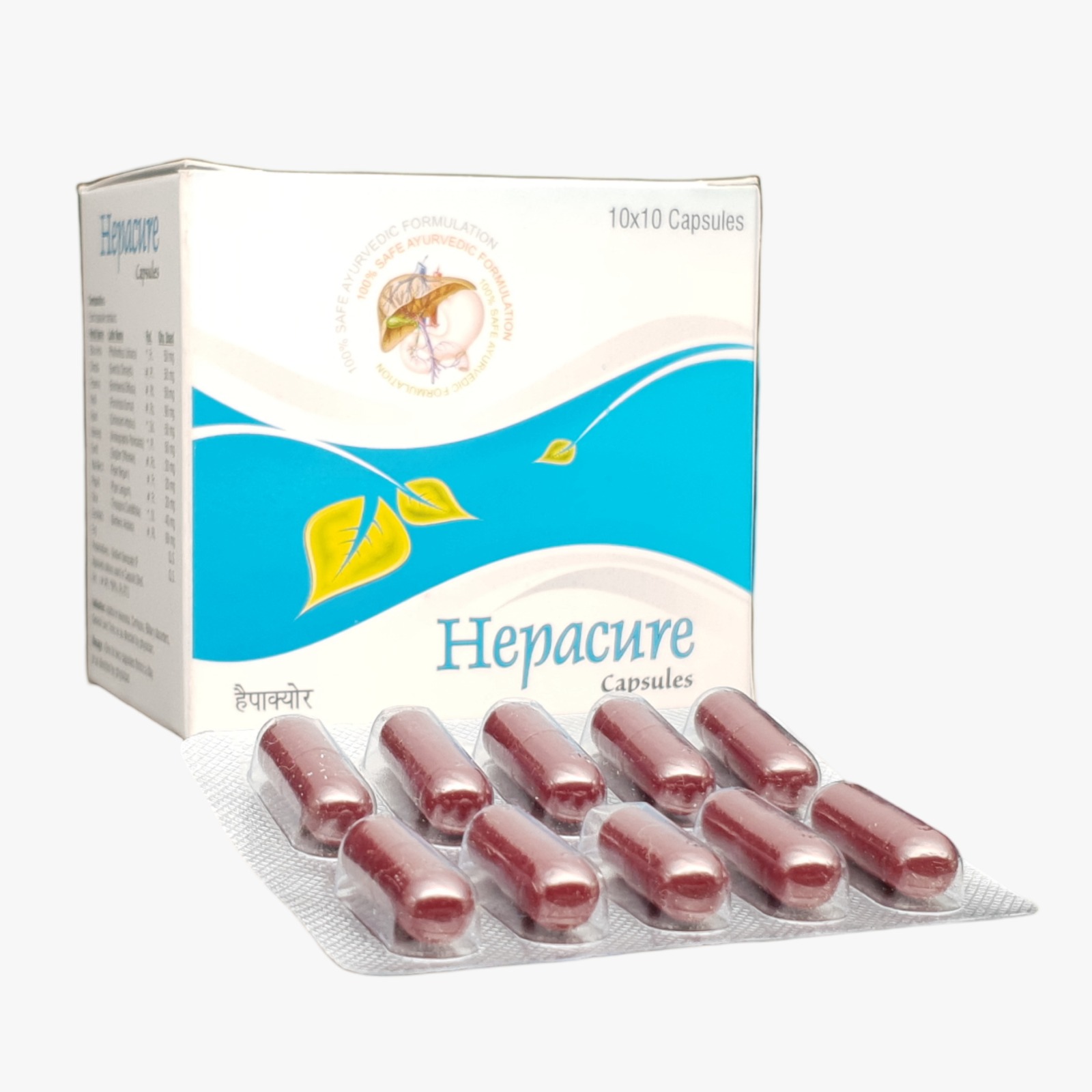 Herbal Cure Hepacure Blister of 100 QTY