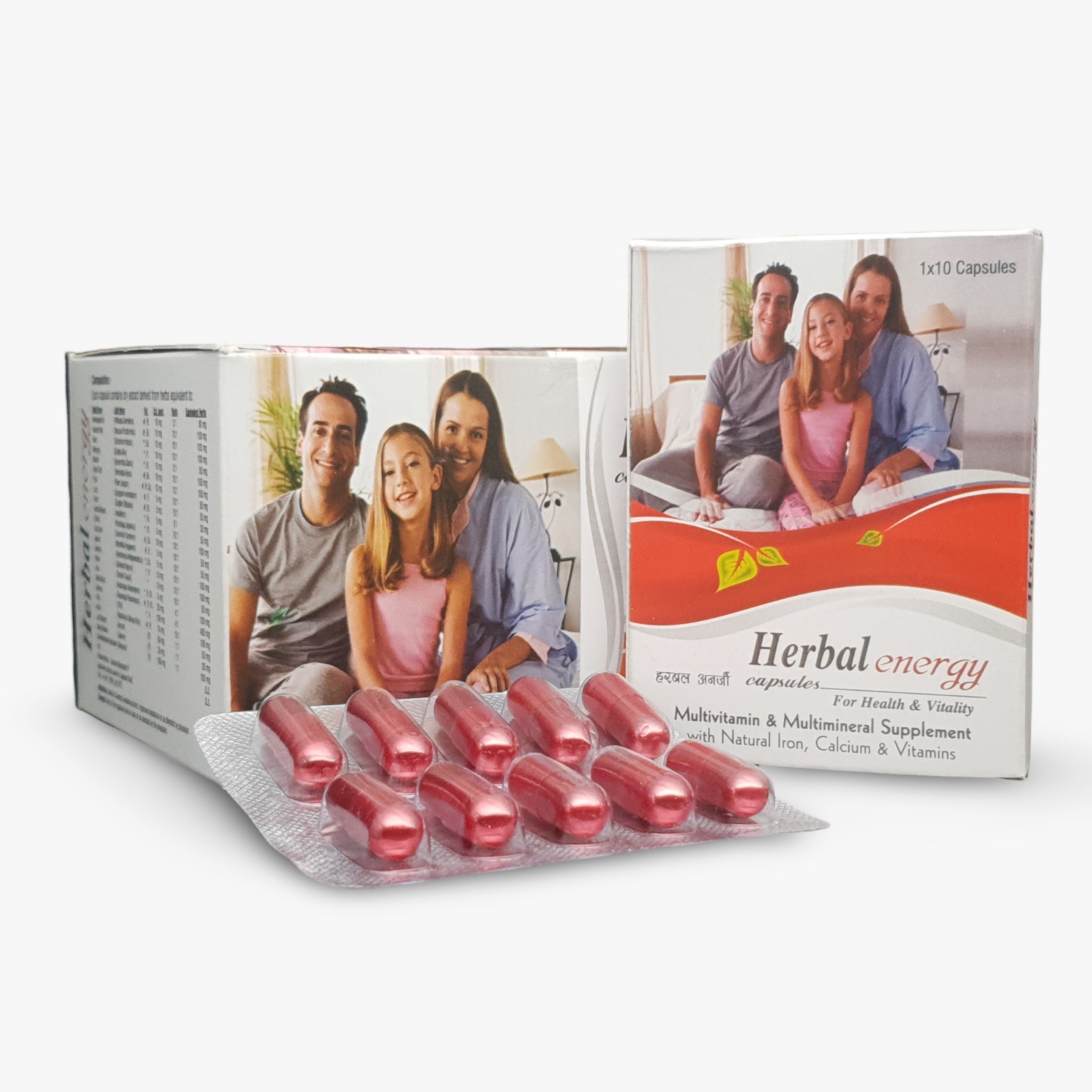 Herbal Cure Herbal Energy Box of 100 QTY