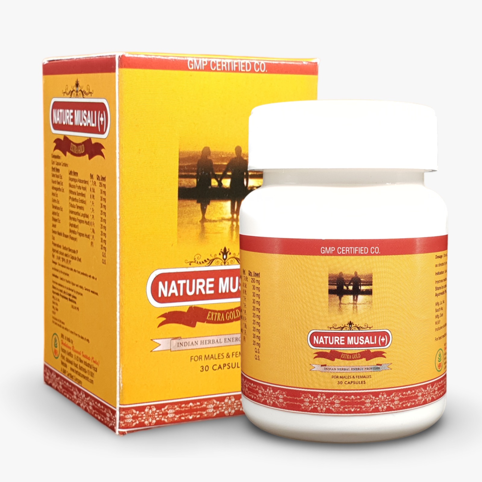 Herbal Cure Nature Musali Plus Container of 30 QTY