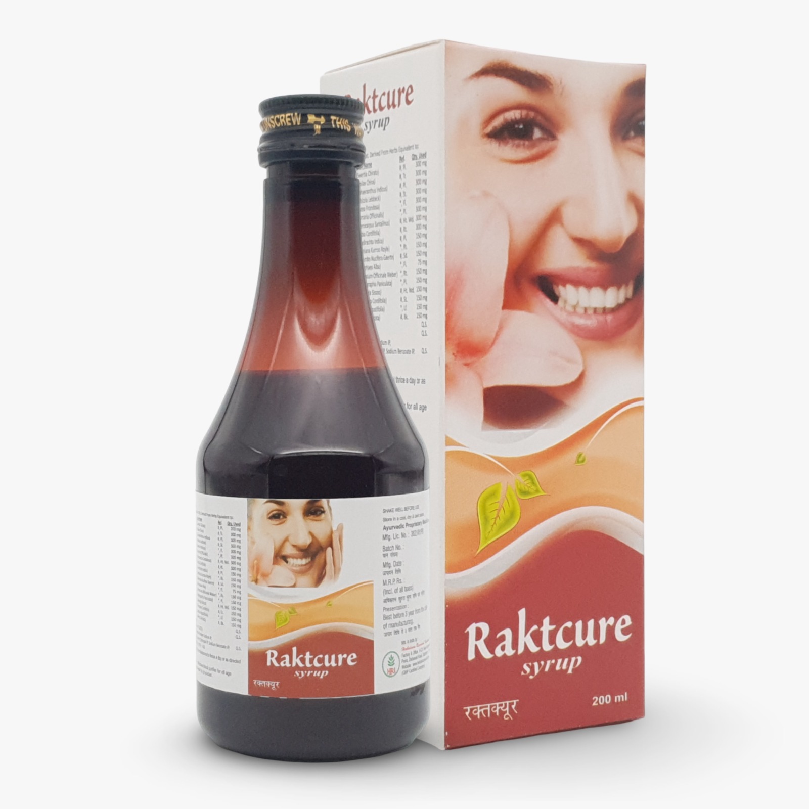 Herbal Cure Raktcure Pack of 2 Bottle of 200 ML