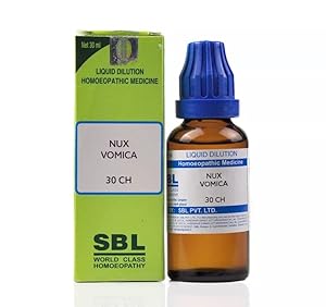 SBL Nux Vomica Dilution Dilution 30 CH Bottle of 30 ML