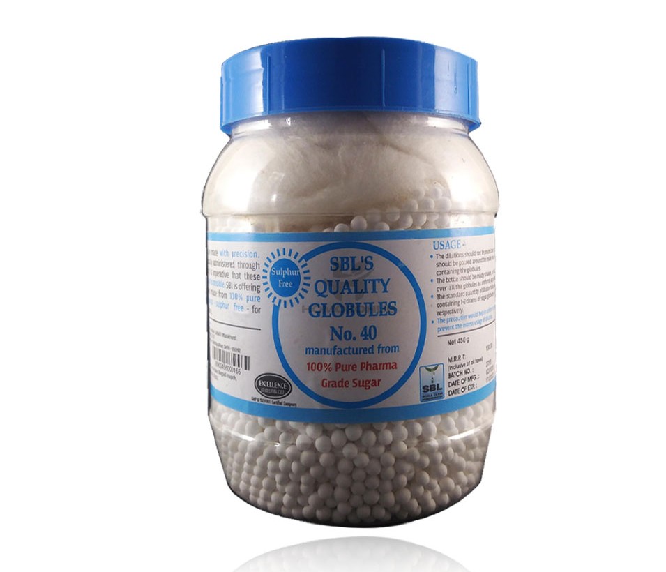 SBL Quality Globules Grade Sugar 40 Jar of 450 GM