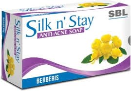 SBL Silk N Stay Anti Acne Berberis Soap Strip of 75 GM