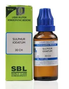 SBL Sulphur Iodatum Dilution 30 CH Bottle of 30 ML