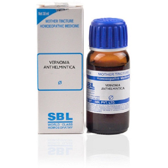 SBL Vernonia Anthelmintica Mother Tincture Q Bottle of 30 ML