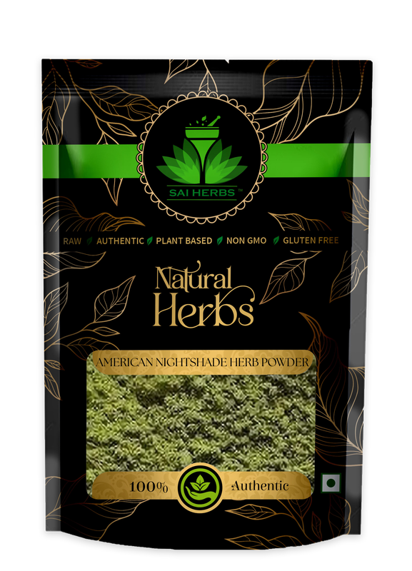 SAI HERBS American Nightshade Herb powder Packet of 100 GM