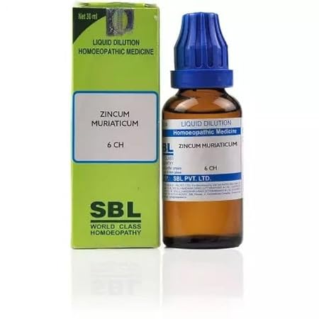 SBL Zincum Muriaticum Dilution 6 CH Bottle of 30 ML