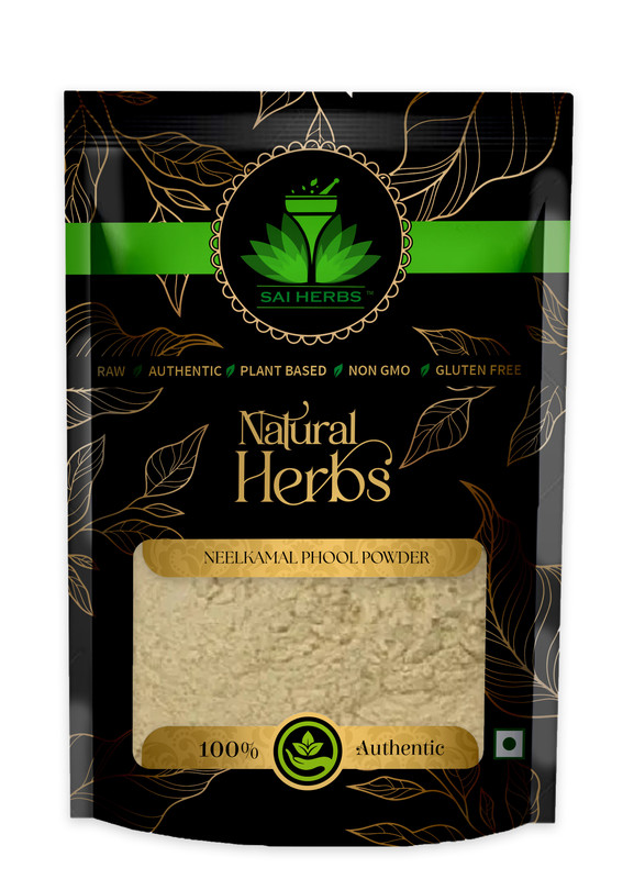 SAI HERBS Neelkamal Phool Powder Packet of 100 GM