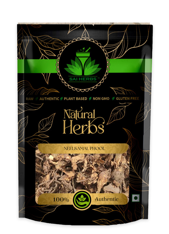 SAI HERBS Neelkamal Phool Packet of 100 GM