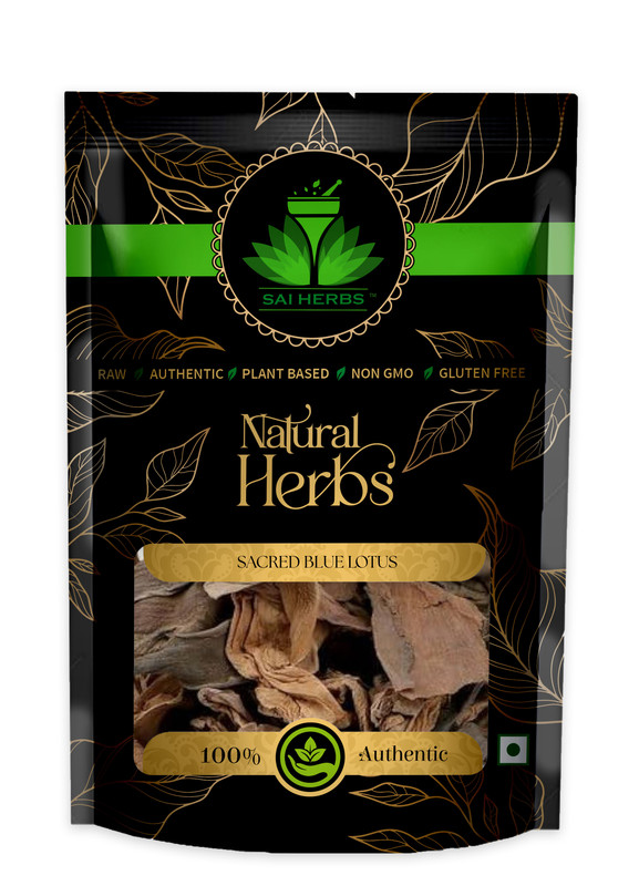 SAI HERBS Sacred Blue Lotus Packet of 100 GM