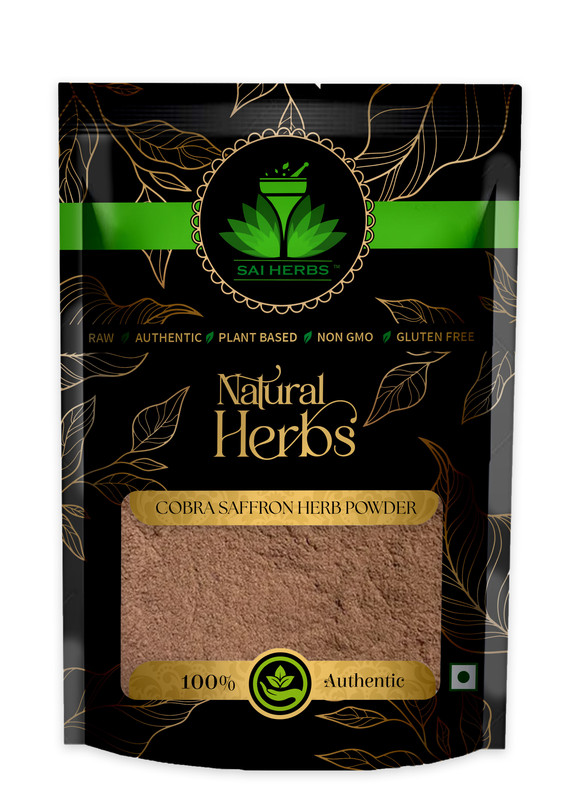 SAI HERBS Cobra Saffron Herb powder Packet of 100 GM