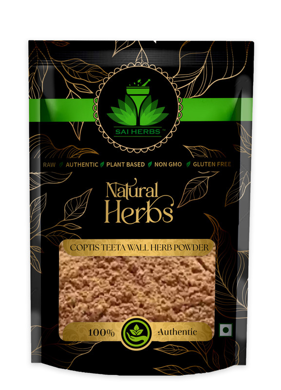 SAI HERBS Coptis Teeta Wall Herb Powder Packet of 100 GM
