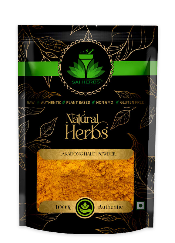 SAI HERBS Lakadong Haldi Powder Packet of 100 GM