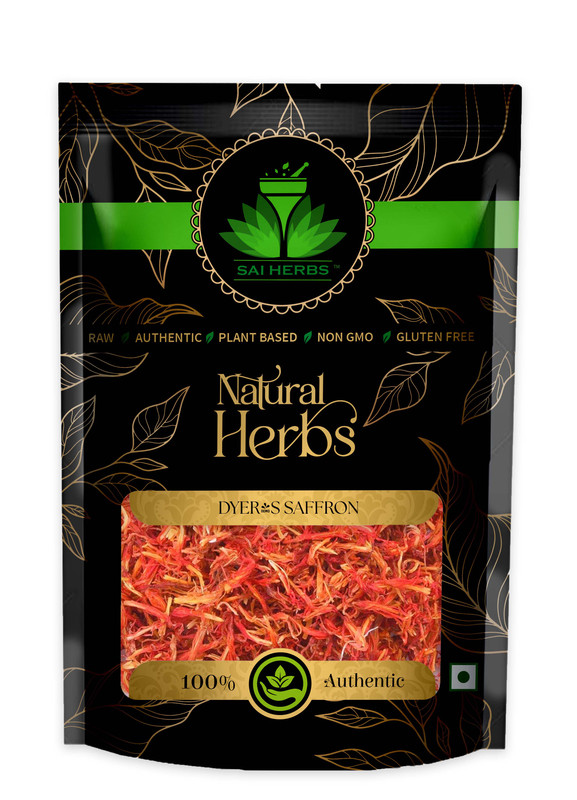 SAI HERBS Dyers Saffron Packet of 100 GM