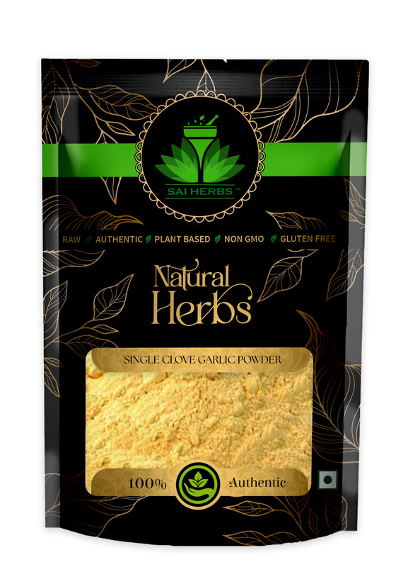 SAI HERBS Single Clove Garlic Powder Packet of 100 GM