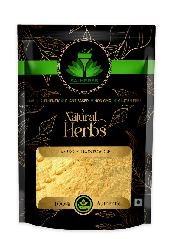 SAI HERBS Lotus Saffron Powder Packet of 100 GM