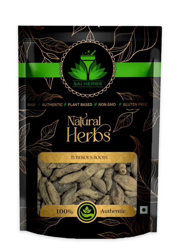 SAI HERBS Tuberous Roots Packet of 100 GM