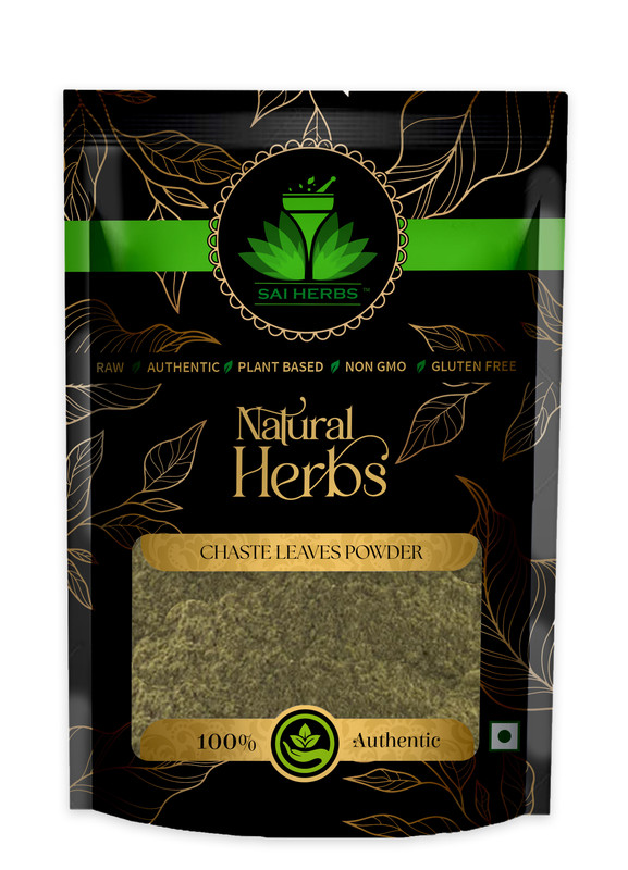 SAI HERBS Chaste Leaves Powder Packet of 100 GM