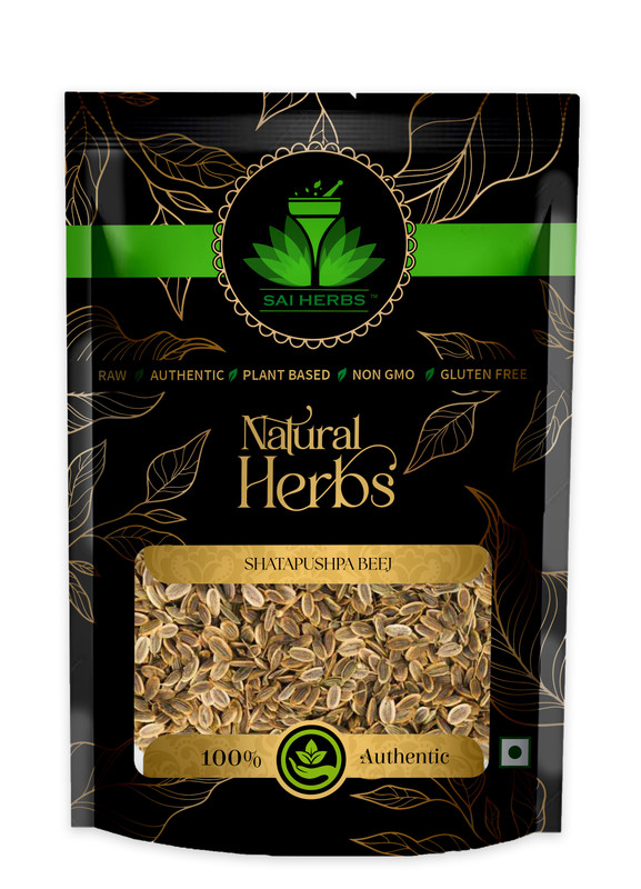 SAI HERBS Shatapushpa Beej Packet of 100 GM