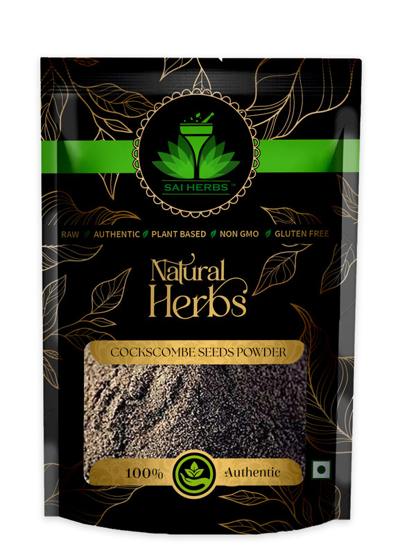 SAI HERBS Cockscombe Seeds Powder Packet of 100 GM