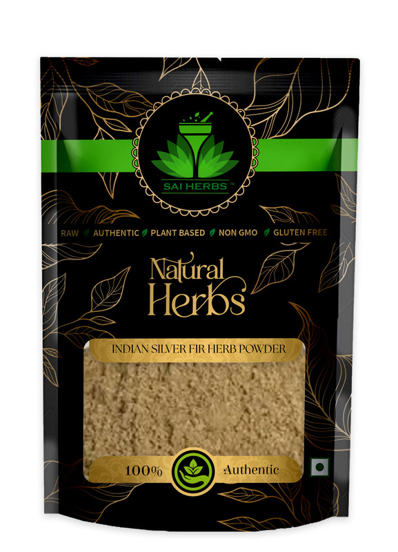 SAI HERBS Indian Silver Fir Herb Powder Packet of 100 GM
