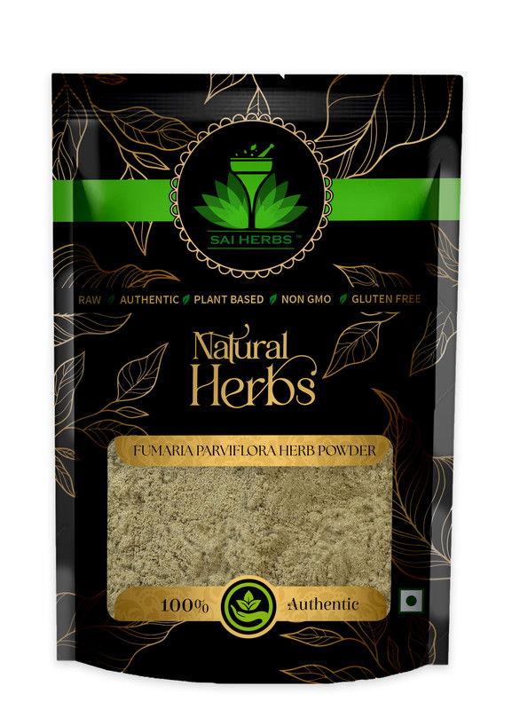 SAI HERBS Fumaria Parviflora Herb Powder Packet of 100 GM